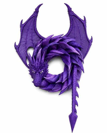 Handmade Dragon Wreath
