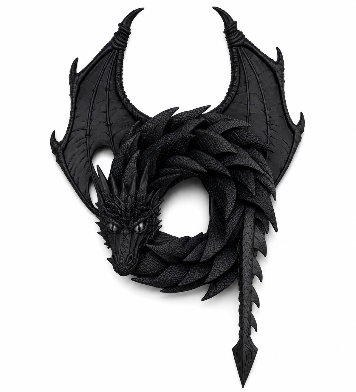Handmade Dragon Wreath