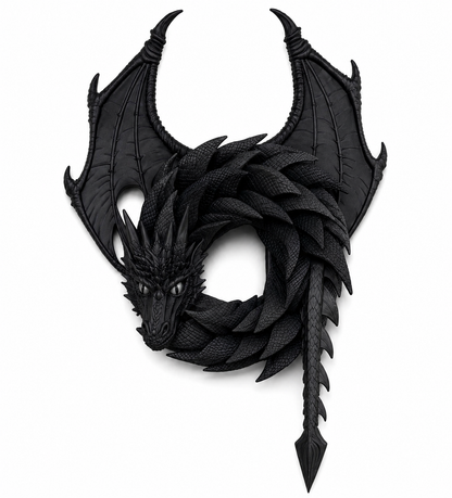 Handmade Dragon Wreath