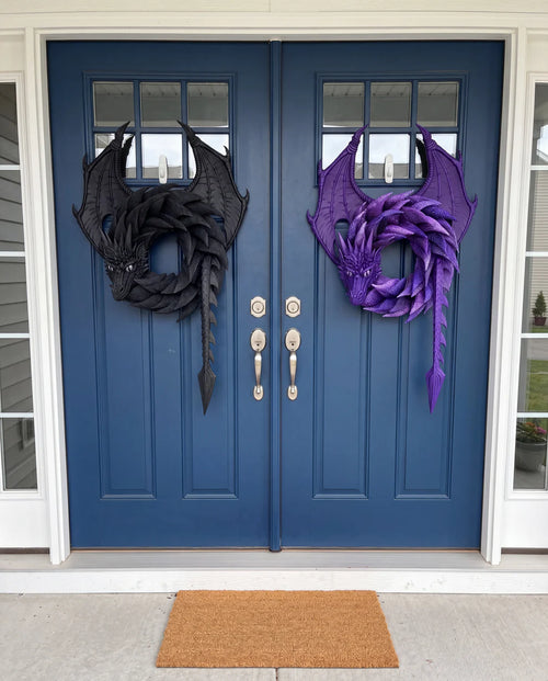 Handmade Dragon Wreath
